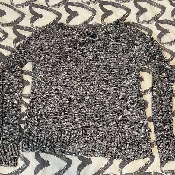 Grey Black and White blended Sweater - Picture 2 of 7